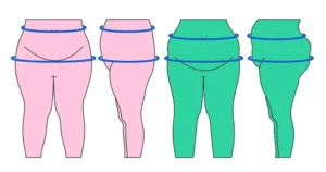 اندازه گیری دور باسن در خیاطی