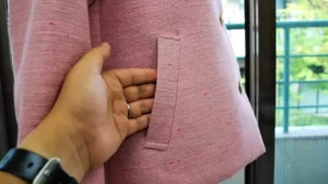 دوخت جیب فیلتابی به روش تولیدی