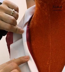 دوخت یقه شکاری با سجاف