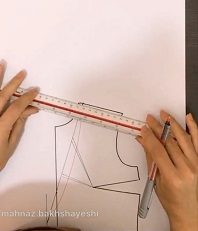الگو یقه شکاری مردانه