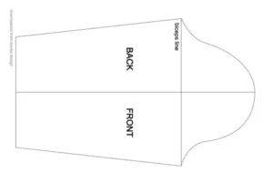 الگوی آستین ساده