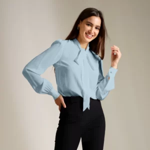 دوخت شومیز یقه کراواتی