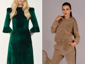 دوخت پارچه مخمل کشی