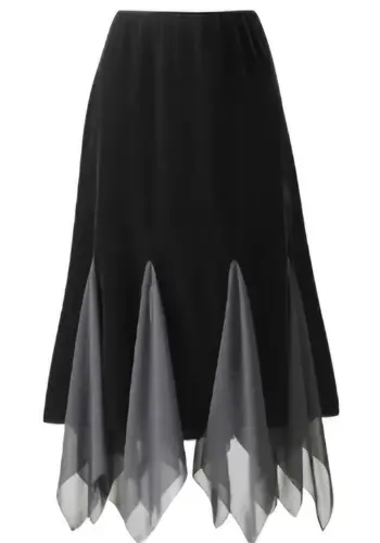 دوخت دامن ترک ساده