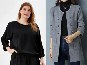 آموزش دوخت یقه گرد جلو بسته