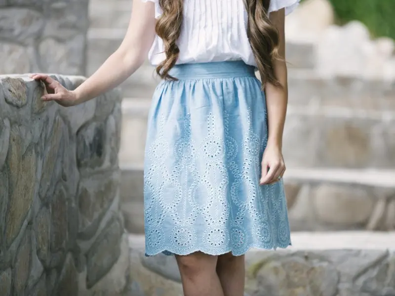 دامن چیندار