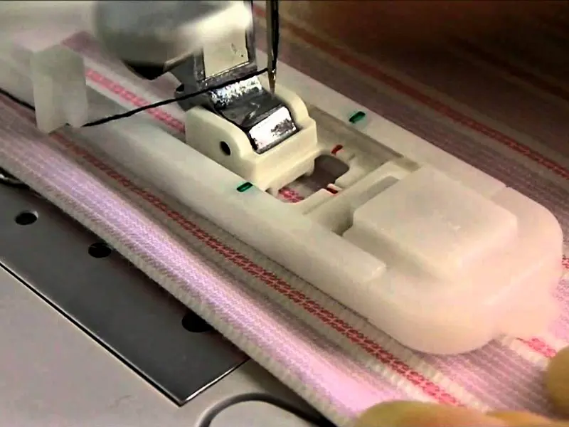 دوخت جادکمه با چرخ خیاطی