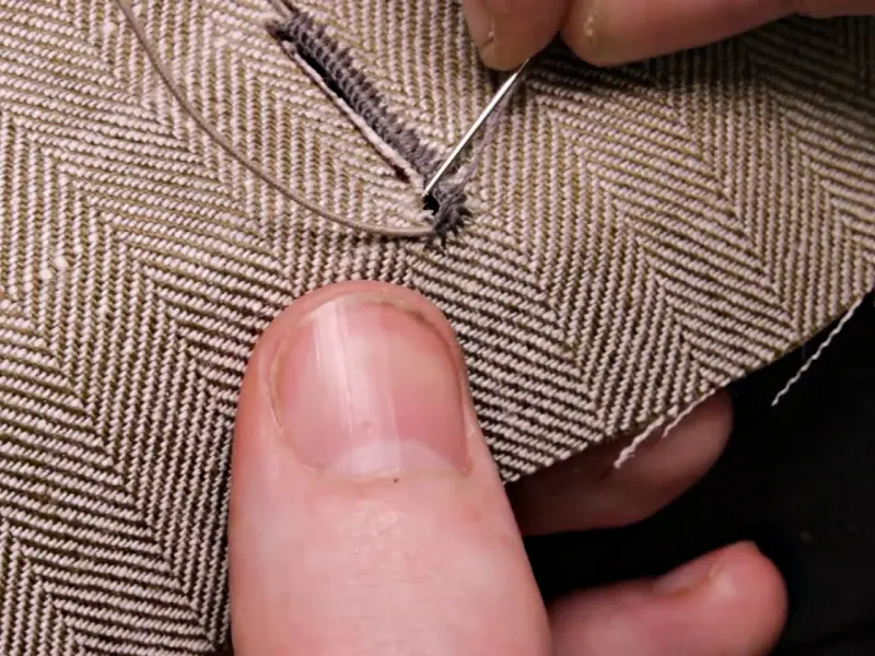 دوخت جادکمه با چرخ معمولی