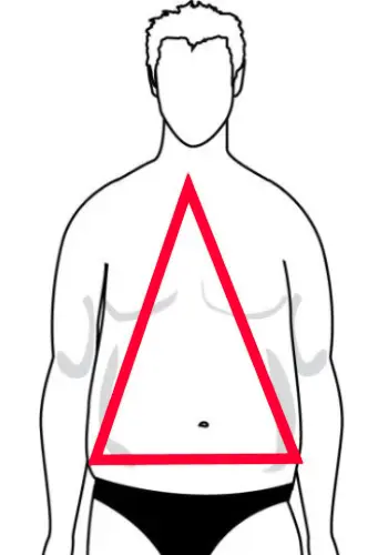 فرم بدن مثلث در مردان