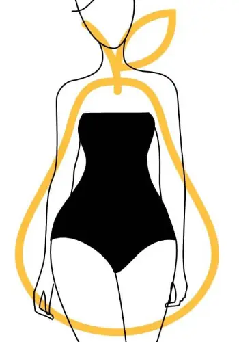 فرم بدن گلابی