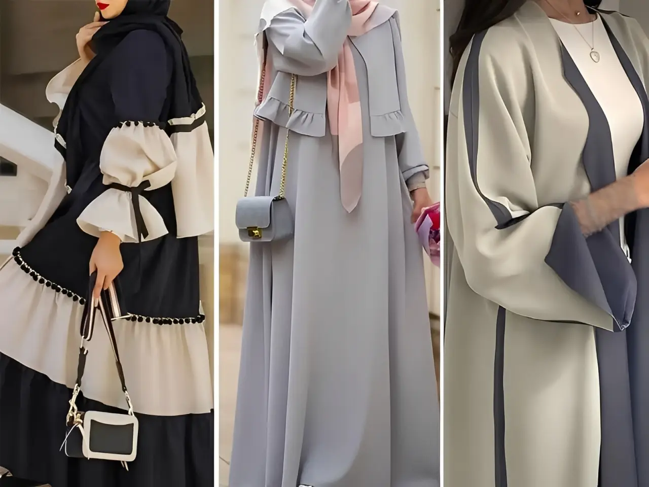 آموزش مانتو عبایی جلو بسته