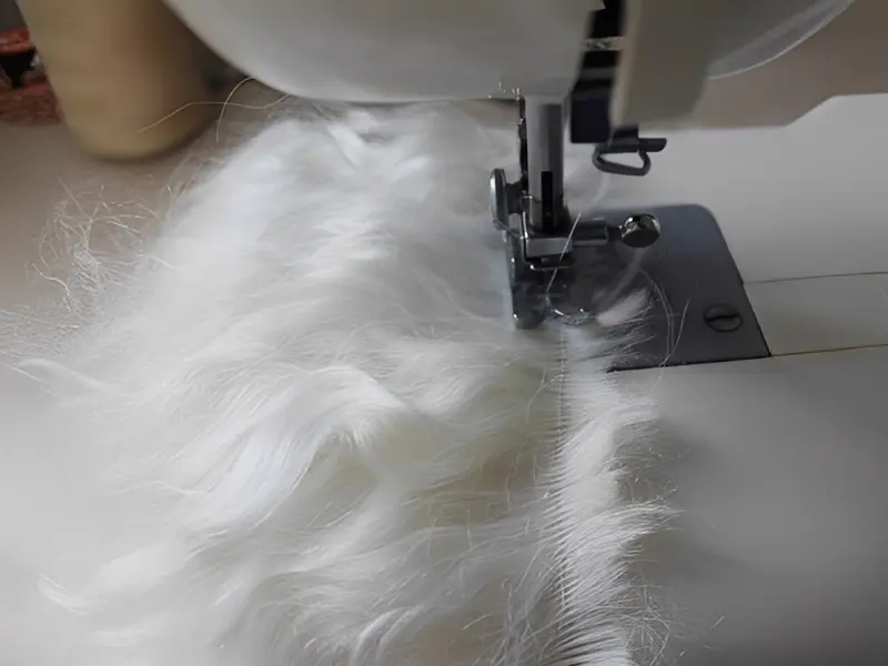 طرز دوخت پارچه خز