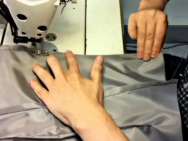 آموزش دوخت چاک پالتو با آستر