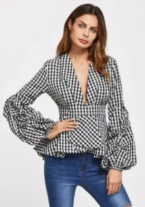 آستین چین دار