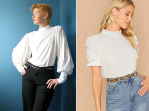 آستین چین‌دار شومیز