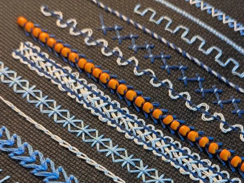 آموزش لبه دوزی