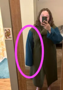 رفع پیچ خوردگی آستین کیمونو