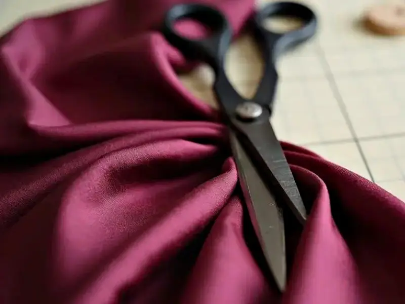 دوختن پارچه ساتن