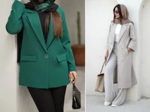 دوخت مانتو کتی یقه آرشال و انگلیسی