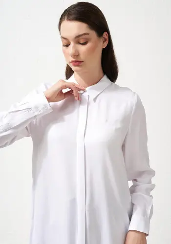 دوخت دکمه مخفی در مانتو