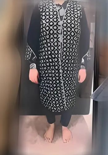 روی هم آمدن پایین مانتو