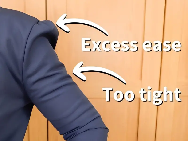 رفع کشیدگی درز زیر آستین