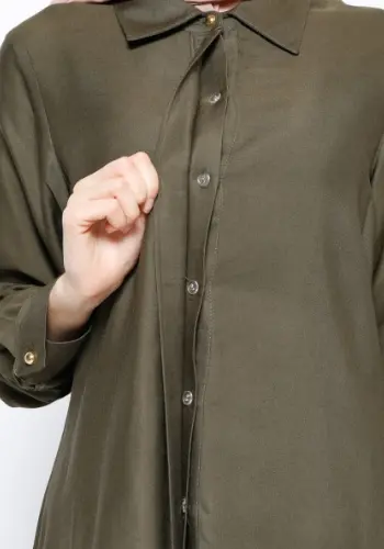 دوخت دکمه مخفی در شومیز